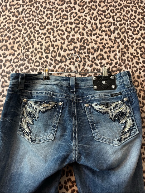 Miss Me Denim - Miss Me Women's Blue Embroidered Boot Cut Jeans